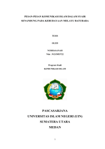 pascasarjana universitas islam negeri (uin) sumatera utara medan