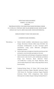 peraturan bank indonesia - Budaya Kerja DPB3 – OJK