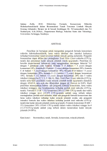 Indana Zulfa, 2010. Efektivitas Formula Konsorsium Mikroba