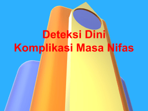 1.3. DETEKSI DINI KOMPLIKASI MASA NIFAS File