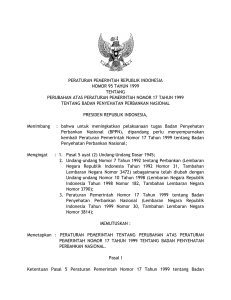 peraturan pemerintah republik indonesia nomor 95