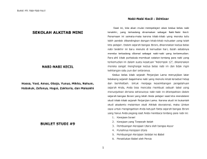 sekolah alkitab mini