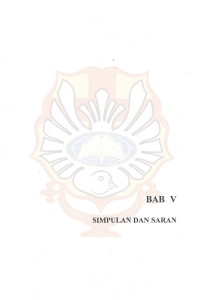 BAB,·V - Widya Mandala Catholic University Surabaya Repository