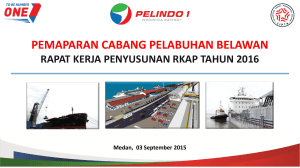 pemaparan cabang pelabuhan belawan