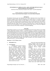 Jurnal Media Infotama, Vol.9, No.1, Februari 2013 165