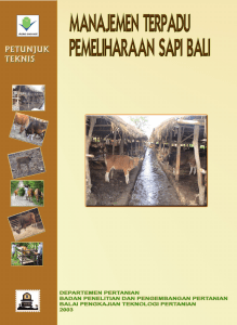 Manajemen Terpadu Pemeliharaan Sapi Bali