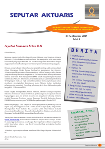 edisi 4 rev - Persatuan Aktuaris Indonesia