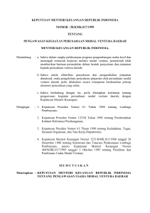 keputusan menteri keuangan republik indonesia