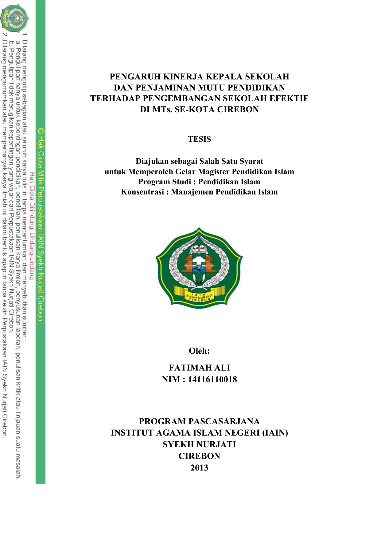 proposal tesis manajemen pendidikan pdf