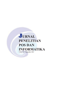 this PDF file - Jurnal Penelitian Pos dan Informatika