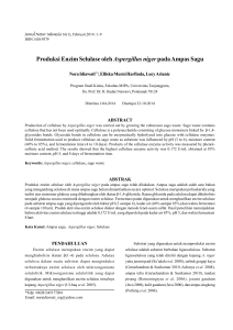 Produksi Enzim Selulase olehAspergillus nigerpada