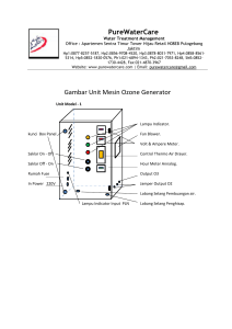 PureWaterCare Gambar Unit Mesin Ozone Generator