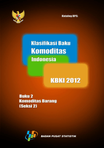 KBKI 2012 - Sirusa BPS - Badan Pusat Statistik