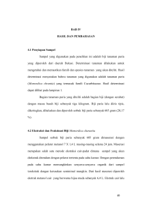 40 BAB IV HASIL DAN PEMBAHASAN 4.1 Penyiapan Sampel