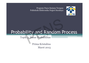 Probability and Random Process - Prima-Pens