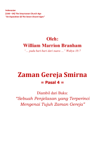 Zaman Gereja Smirna