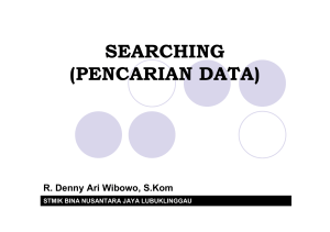 searching (pencarian data) - R. Denny Ari Wibowo`s Blog