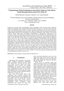 Jurnal Materi dan Pembelajaran Fisika (JMPF)