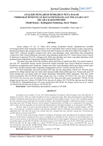 Jurnal Geodesi Undip - E Journal UNDIP