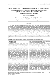 SIMULASI TRANSFORMASI REGULAR EXPRESSION