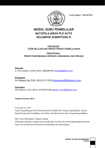 modul guru pembelajar - File Server PPPPTK TK dan PLB Bandung