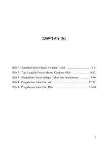 daftar isi - CAC Ministries