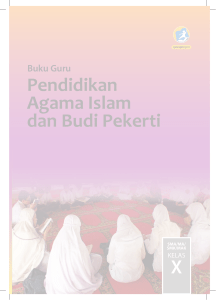 Pendidikan Agama Islam dan Budi Pekerti X - E