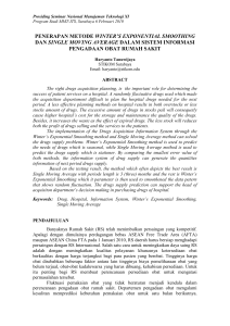 penerapan metode winter`s exponential smoothing dan