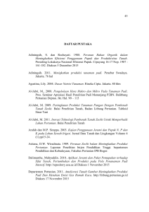 43 DAFTAR PUSTAKA Adiningsih, S. dan Rochayati. 1988. Peranan
