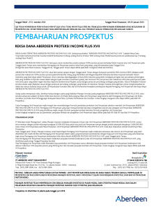 pembaharuan prospektus - Aberdeen Asian Income Fund