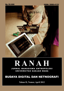 Jurnal RANAH Th. II, No. 1, April 2012