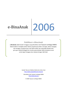 e-BinaAnak 2006 - SABDA