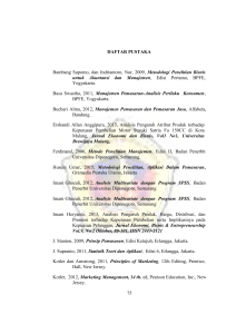 75 DAFTAR PUSTAKA Bambang Supomo, dan Indriantoro, Nur