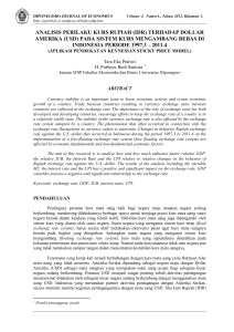 Analisis Faktor-Faktor yang Mempengaruhi