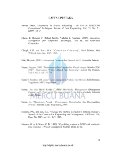 daftar pustaka - Perpustakaan Universitas Mercu Buana