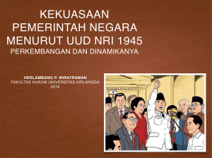 Kekuasaan Eksekutif - R. Herlambang P. Wiratraman