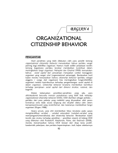 organizational citizenship behavior