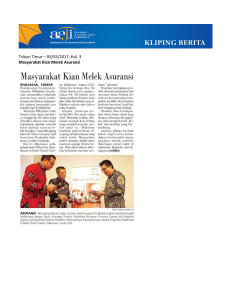 Tribun Timur – 05/03/2017, Hal. 3 Masyarakat Kian Melek