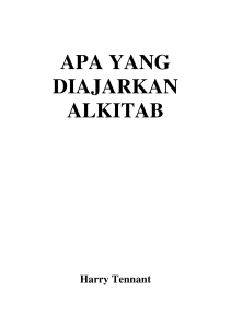 apa yang diajarkan alkitab - God-so-loved-the