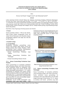 Program Studi Teknik Geologi, Fakultas Teknik Universitas Pakuan