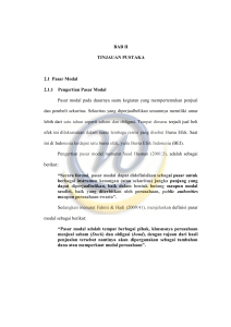 BAB II TINJAUAN PUSTAKA 2.1 Pasar Modal 2.1.1 Pengertian