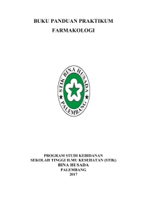 buku panduan praktikum farmakologi - PSKB