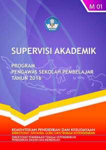 MODUL PENGAWAS SEKOLAH PEMBELAJAR Supervisi Akademik