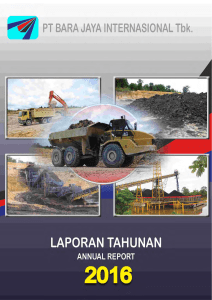 Laporan Tahunan 2016 - Barajaya Internasional Tbk