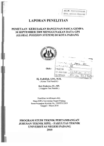 LAPORAN PENELITIAN ao - Universitas Negeri Padang Repository