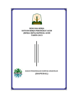 bapedal - Pemerintah Aceh