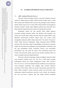 vi. alternatif perancangan strategi