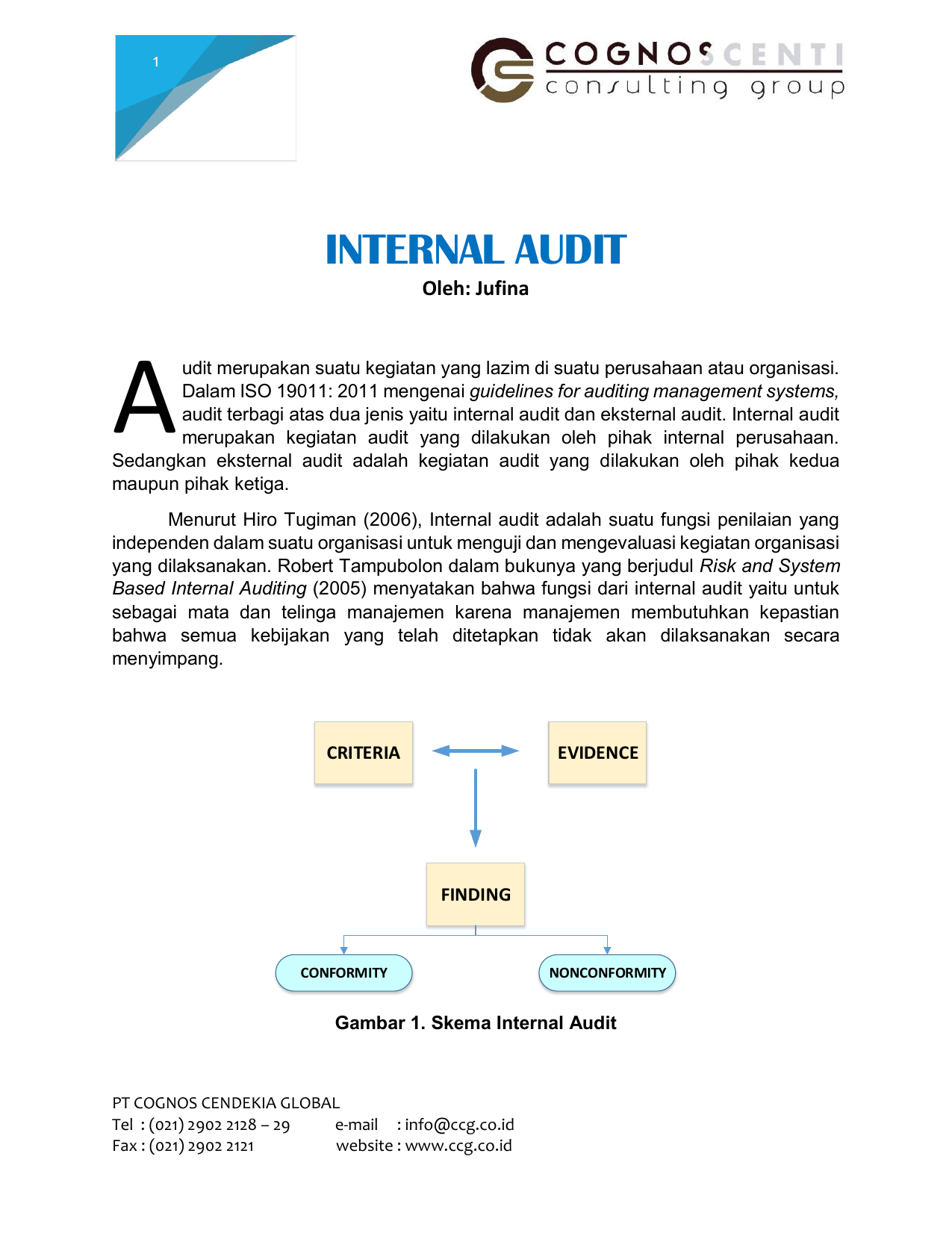 Research paper on internal auditing