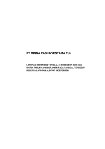 PT MINNA PADI INVESTAMA Tbk