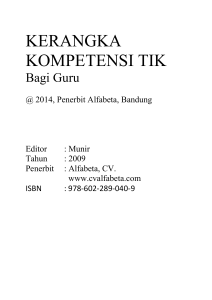 Kompetensi Teknologi Informasi dan Komunikasi